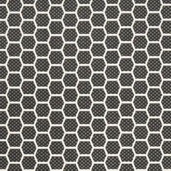 6' X 9' Black And Ivory Geometric Indoor Outdoor Area Rug