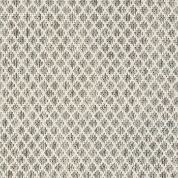 12' X 15' Ivory And Silver Geometric Indoor Outdoor Area Rug