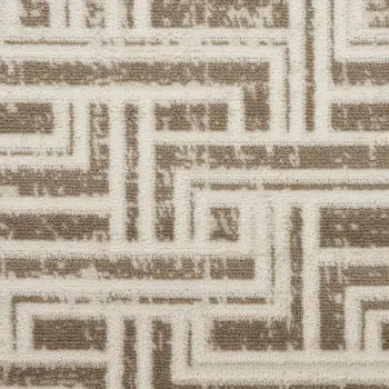 3' X 5' Blue and Ivory Floral Power Loom Area Rug