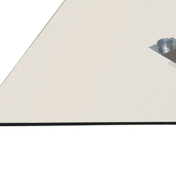 60" Clear and Silver Glass And Metal Cross Leg Base Square Dining Table