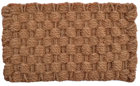 18" X 30" Brown Coir Weave Outdoor Door Mat