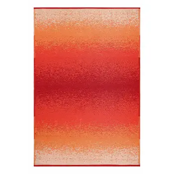 8' X 10' Orange Indoor Outdoor Area Rug