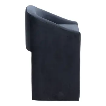 26" Gray and Gold Velvet and Steel Counter Height Bar Chair
