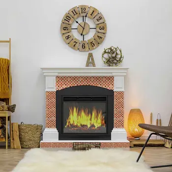 12" X 12" Terra Cotta Tango Peel and Stick Tiles