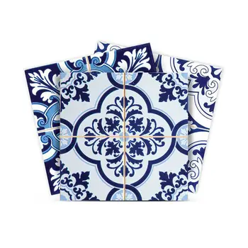 12" X 12" Azul Multi Mosaic Peel and Stick Tiles