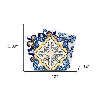 12" X 12" Kyla Mutli Mosaic Peel and Stick Tiles