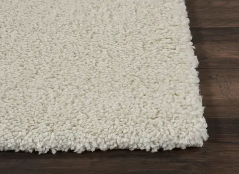 4' X 6' Ivory Shag Area Rug