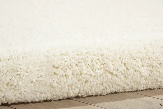 5' X 7' Ivory Shag Area Rug