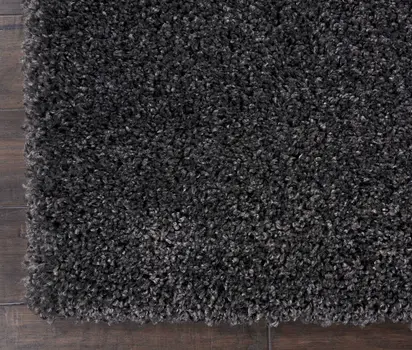 3' X 4' Gray Shag Area Rug