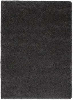 5' X 7' Gray Shag Area Rug