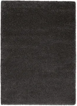 5' X 7' Gray Shag Area Rug