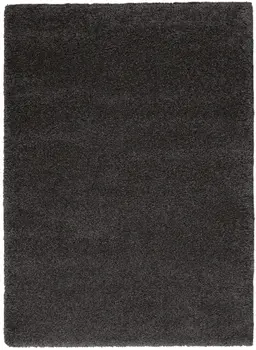 5' X 7' Gray Shag Area Rug