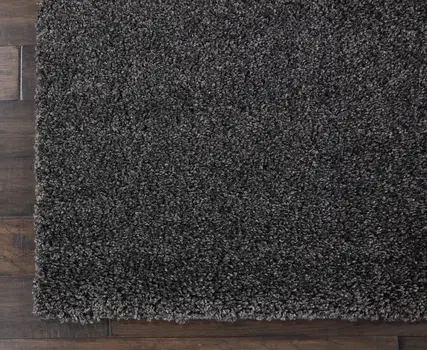 7' X 10' Gray Shag Area Rug