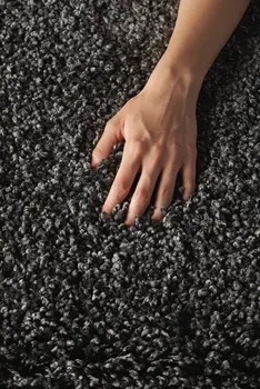 8' X 10' Gray Shag Area Rug