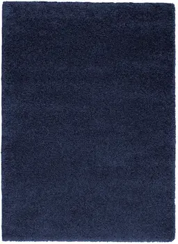 5' X 7' Blue Shag Area Rug