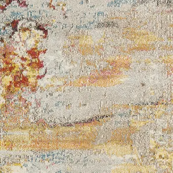 5' X 7' Blue Shag Area Rug
