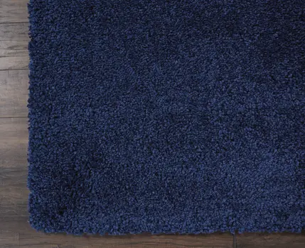 7' X 10' Blue Shag Area Rug