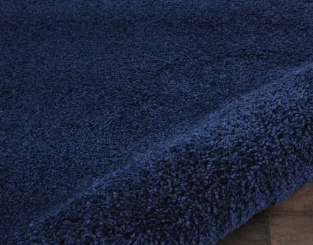 7' X 10' Blue Shag Area Rug