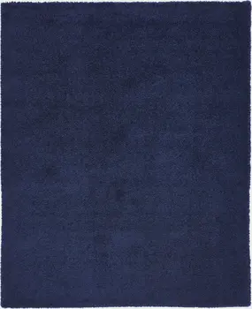 8' X 10' Blue Shag Area Rug