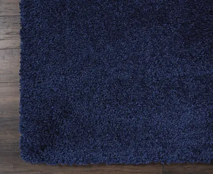8' X 10' Blue Shag Area Rug