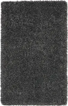 3' X 5' Gray Shag Area Rug