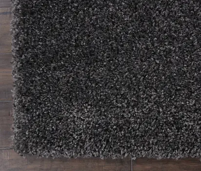 3' X 5' Gray Shag Area Rug