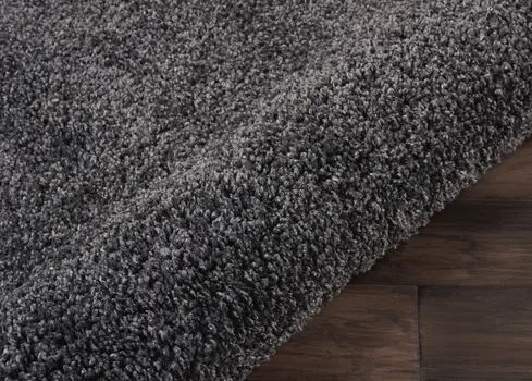3' X 5' Gray Shag Area Rug