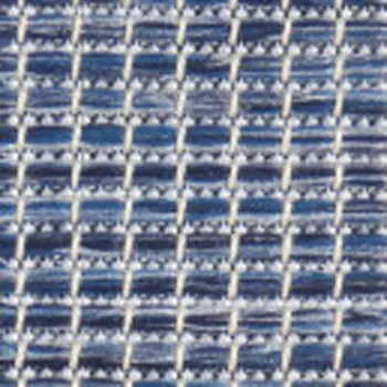 5' X 7' Ivory Gray and Brown Chevron Non Skid Area Rug