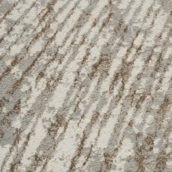 8' X 10' Gray and Ivory Abstract Non Skid Area Rug