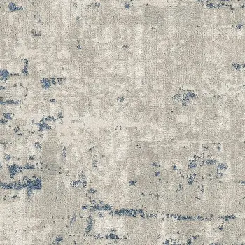 5' X 7' Natural Flatweave Non Skid Area Rug With Fringe