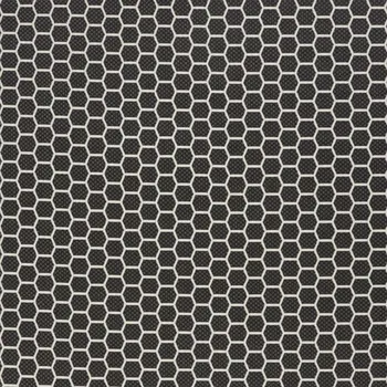 8' X 10' Black And Ivory Geometric Indoor Outdoor Area Rug