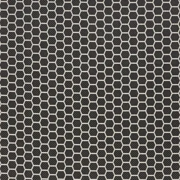 9' X 12' Black And Ivory Geometric Indoor Outdoor Area Rug
