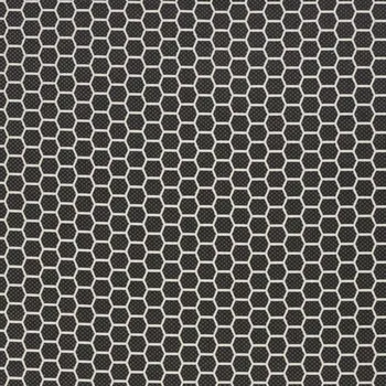 10' X 14' Black And Ivory Geometric Indoor Outdoor Area Rug