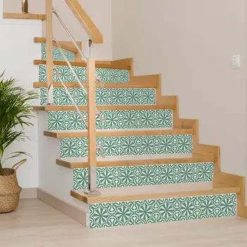 12" X 12" Glenda Sage Removable Peel and Stick Tiles