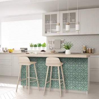 12" X 12" Glenda Sage Removable Peel and Stick Tiles