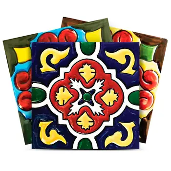12" X 12" Festival Brights Mosaic Peel and Stick Removable Tiles