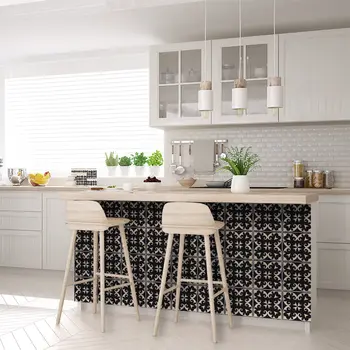12" X 12" Black Sheep Peel and Stick Removable Tiles