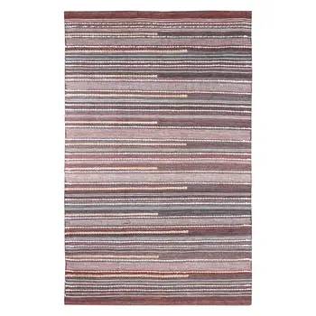 2' X 3' Brown Geometric Handmade Indoor Outdoor Area Rug