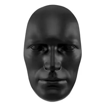 28" X 17" Black Face Resin Oval Hanging Dimensional Sculpture