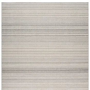 4' X 6' Gray and Ivory Abstract Area Rug