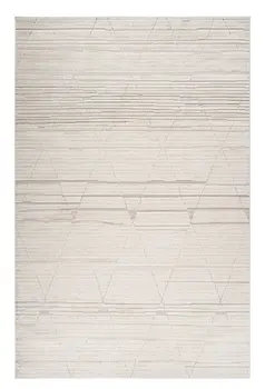 8' X 11' Cream and Beige Abstract Area Rug