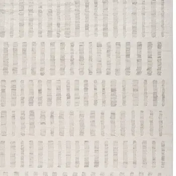 7' X 10' Gray and Beige Geometric Distressed Area Rug