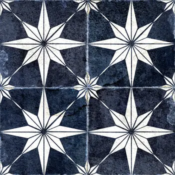 7" x 7" Blue and White Smoke Ash Mosaic Peel and Stick Removable Tiles