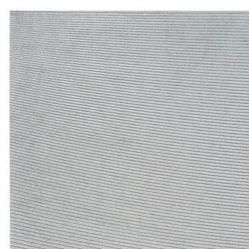 5' X 7' Cream and Beige Striped Distressed Indoor Outdoor Area Rug