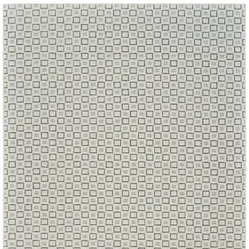 4' X 6' Cream and Beige Geometric Distressed Indoor Outdoor Area Rug