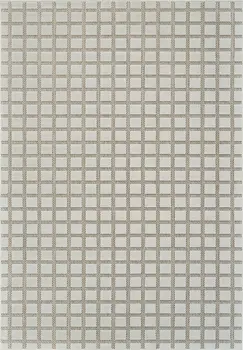 8' X 10' Cream and Beige Geometric Distressed Indoor Outdoor Area Rug