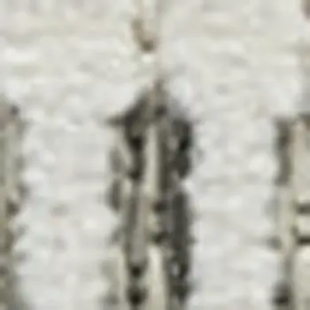 3' X 5' Cream and Beige Striped Distressed Indoor Outdoor Area Rug