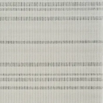 8' X 10' Cream and Beige Striped Distressed Indoor Outdoor Area Rug