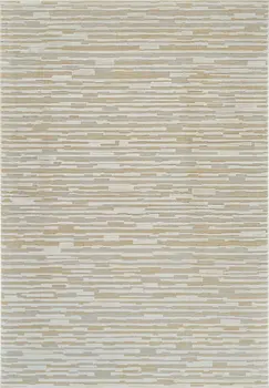 8' X 11' Beige and Brown Abstract Distressed Area Rug