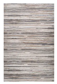 7' X 10' Beige and Gray Abstract Distressed Area Rug